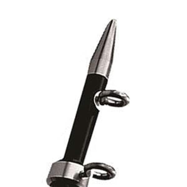 Taco Marine OT-0442BKA15 Aluminum Tele-Outrigger Pole - 1-1/8" x 15', Black/Silver OT-0442BKA15 - main